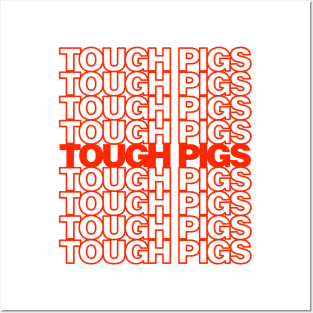 ToughPigs - shopping bag logo Posters and Art